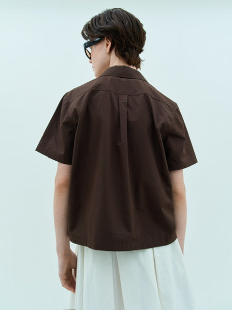 LAURENT SHIRT / CHOCO