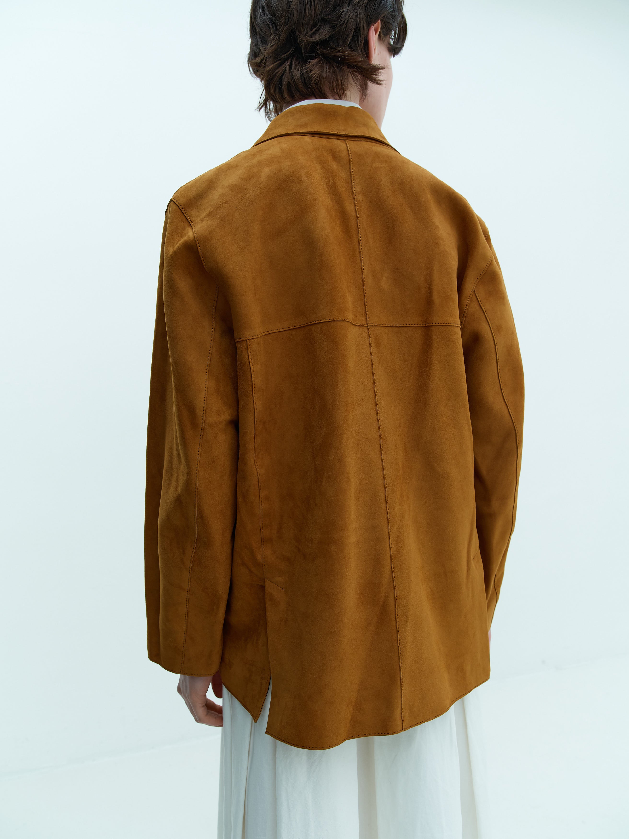 STEVE LEATHER JACKET / TOBACCO