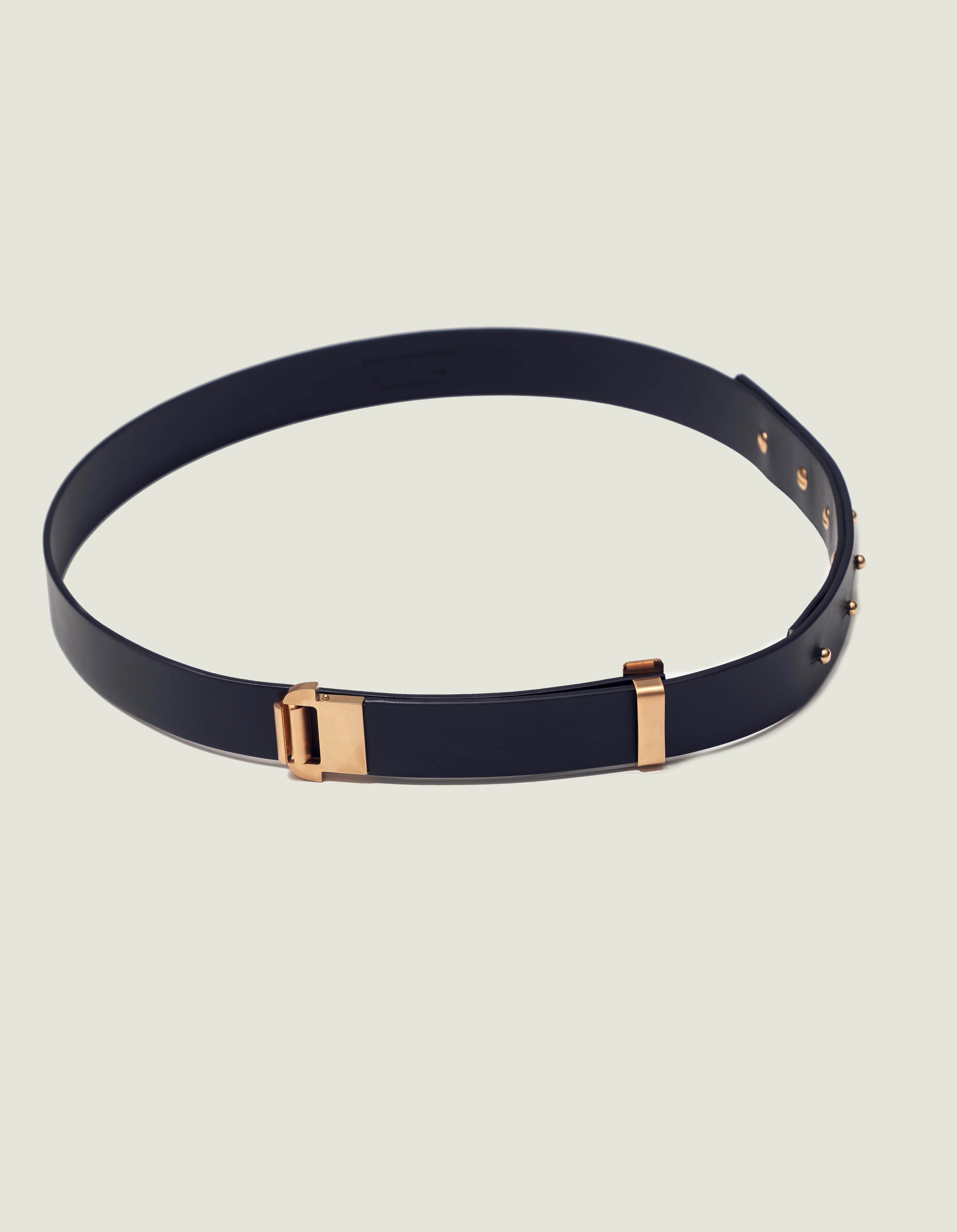 VOLTAIRE BELT / BLACK-GOLD