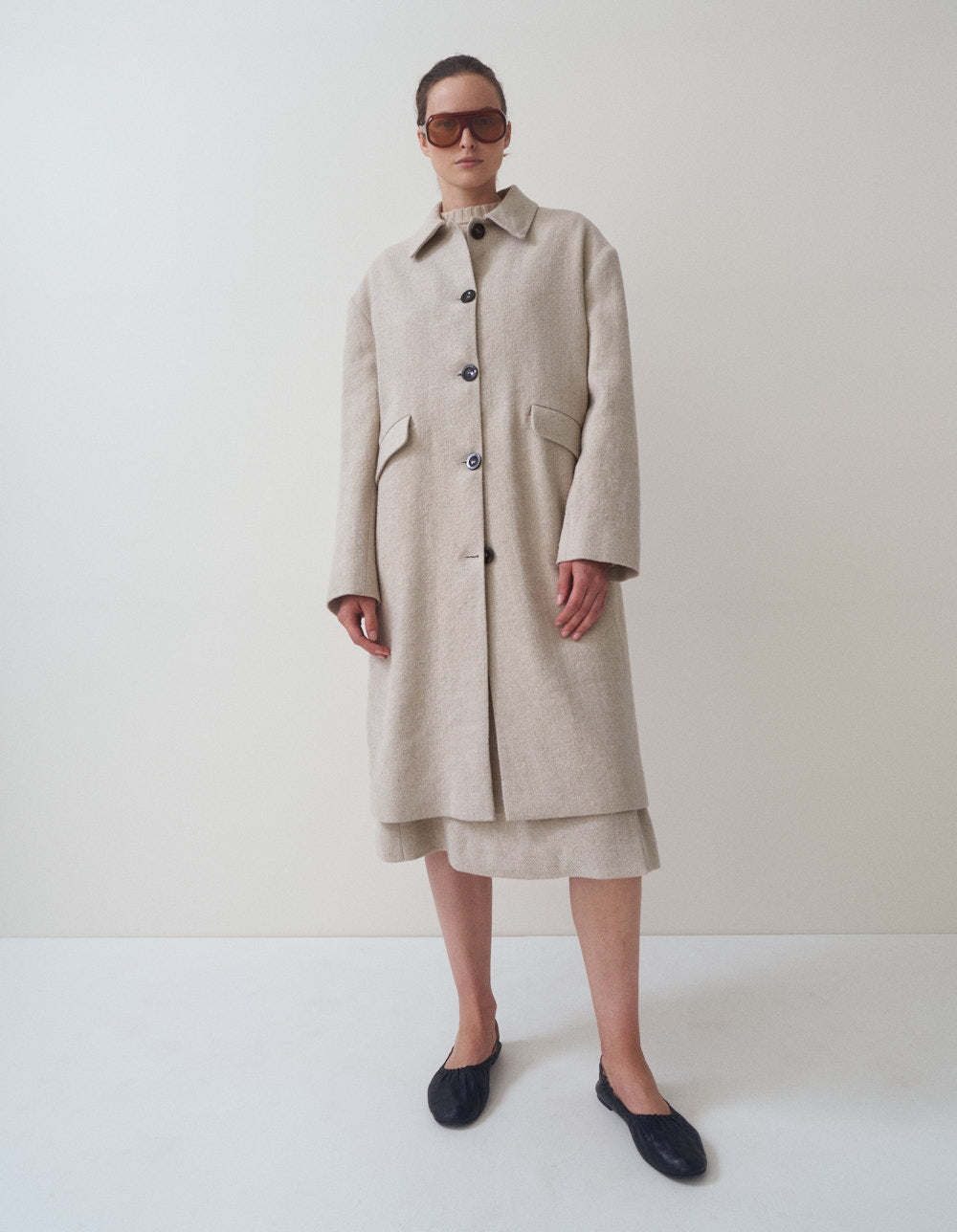 WALKER COAT / ALMOND