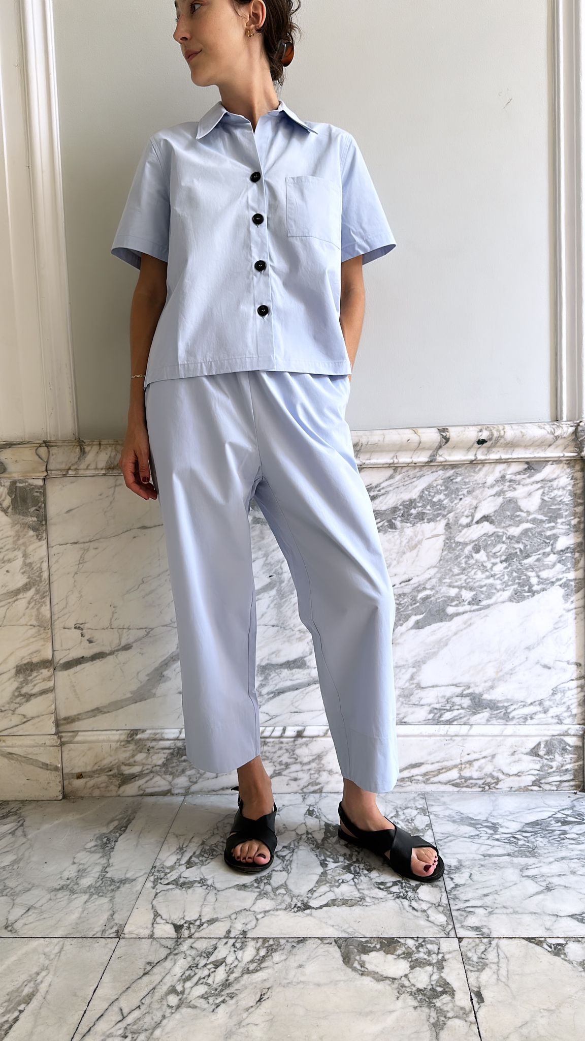 PEPE PANTS / MISTY BLUE