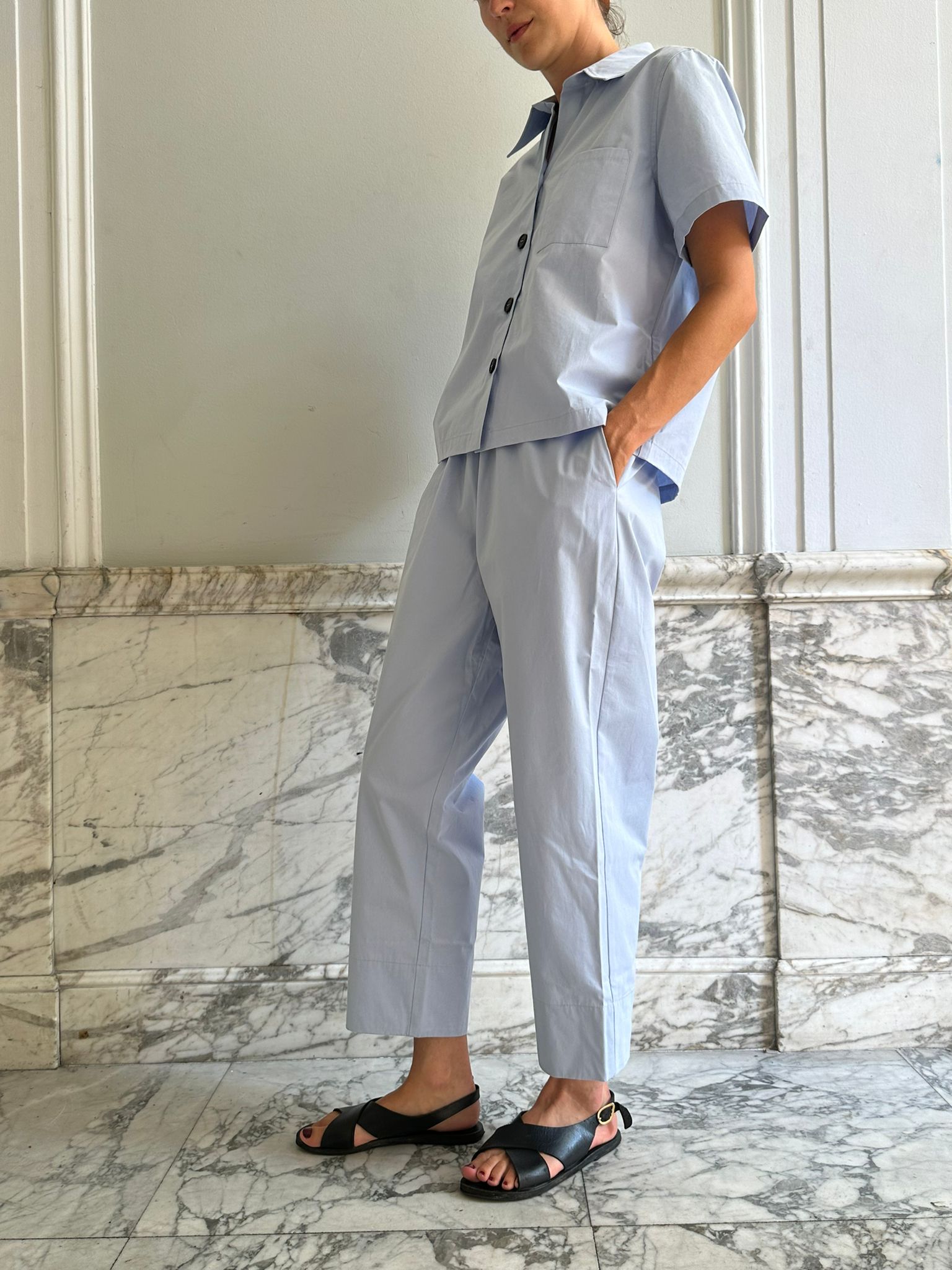 LAURENT SHIRT / MISTY BLUE