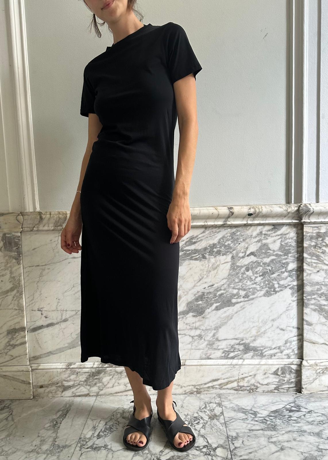 VANESSA TEE DRESS / BLACK