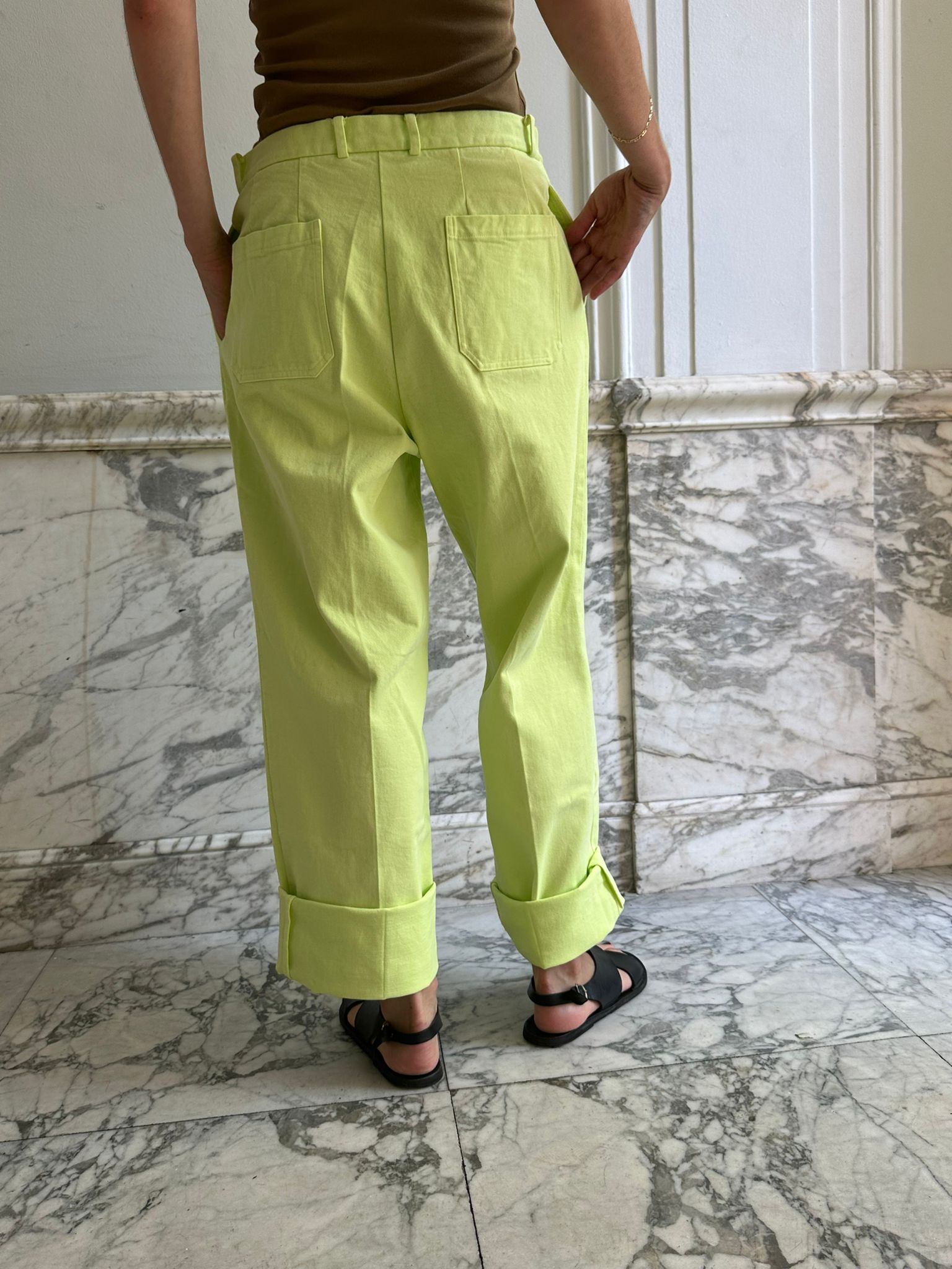 HOOPER PANTS / LIME