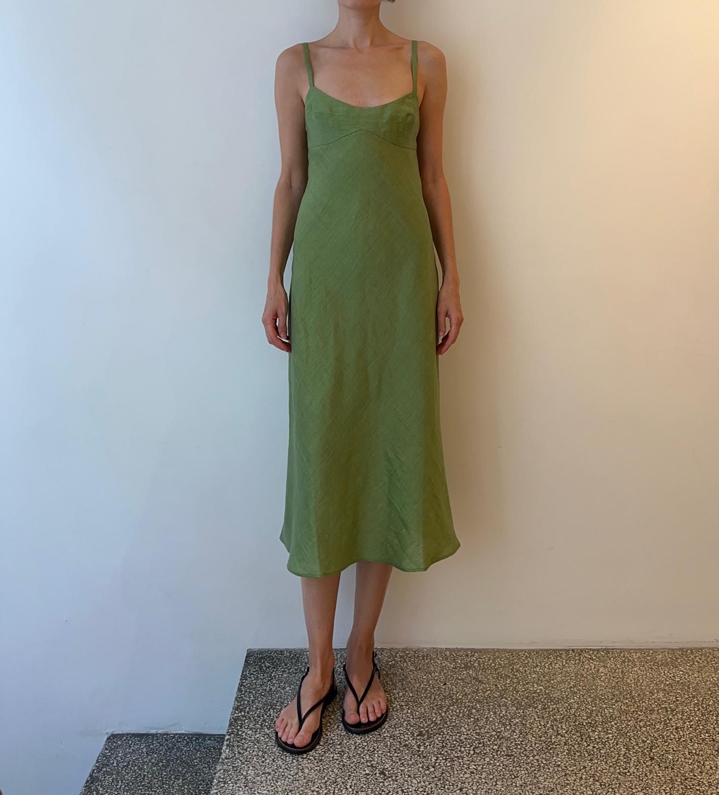 CLEOPATRA DRESS / COOL GREEN