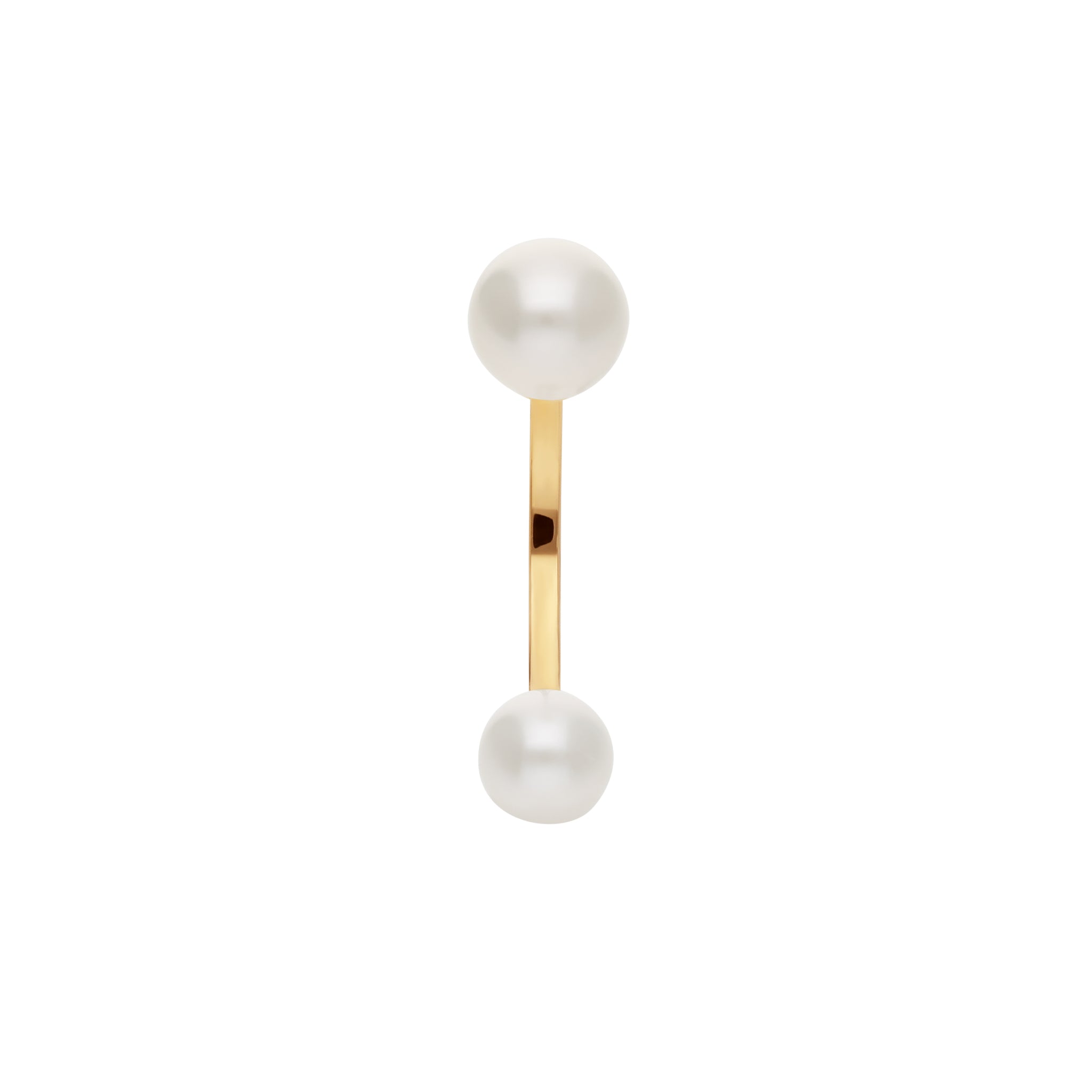DELFINA / DOUBLE PEARL EARRING