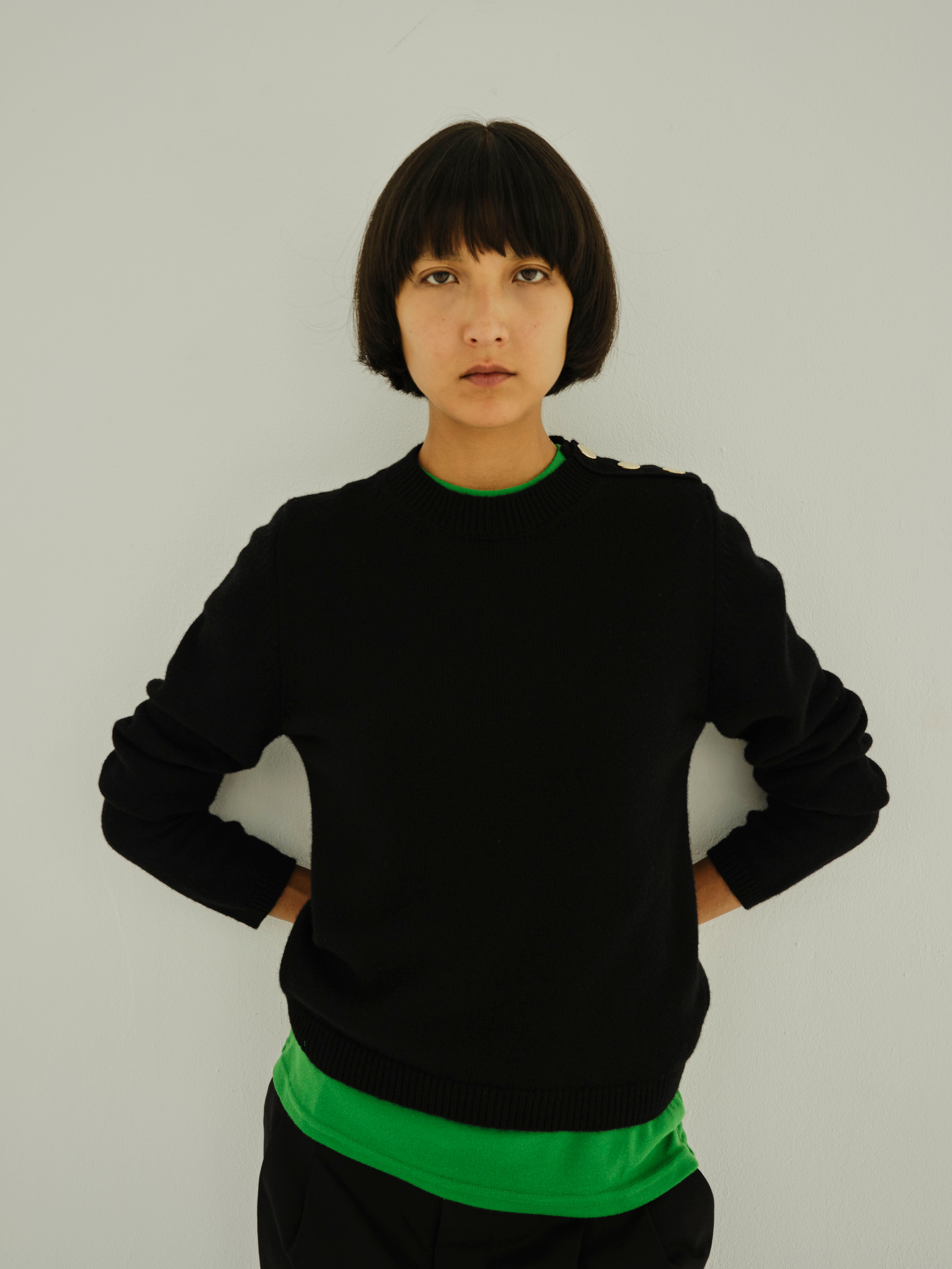 LUCA JUMPER / BLACK