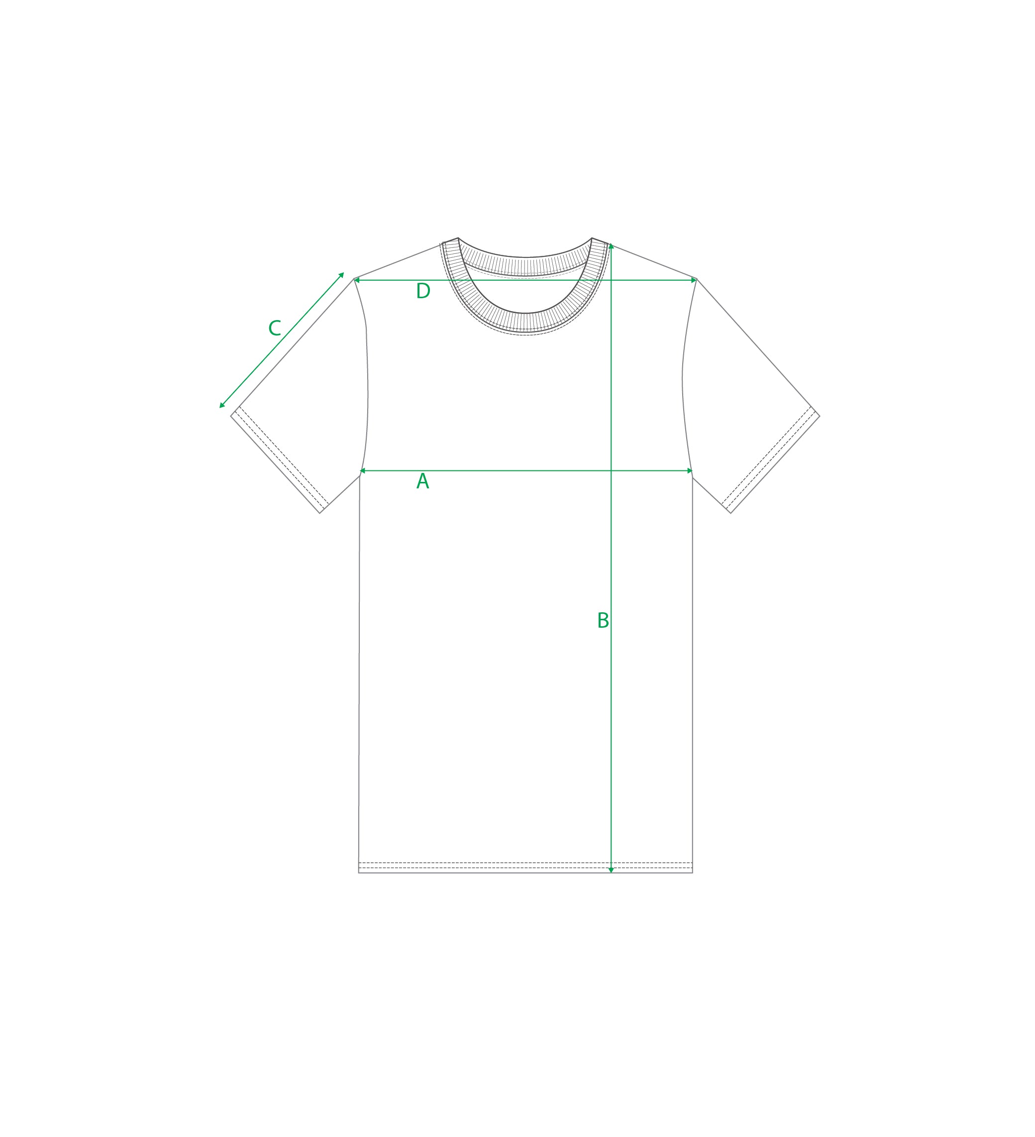 Size guide for Tee Group 1